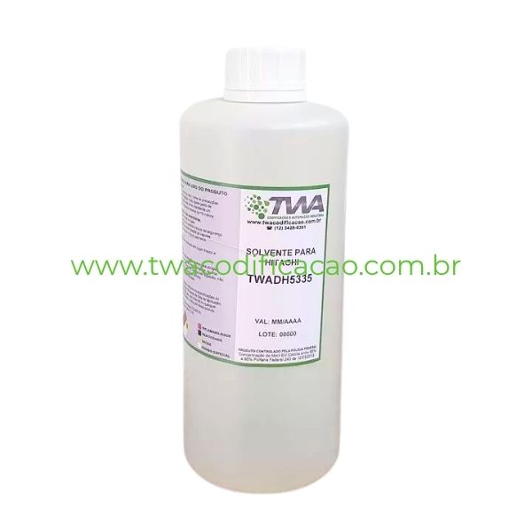 Solvente Compatível com 5485 para Inkjet Hitachi