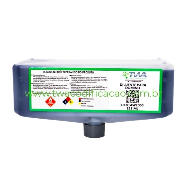 Diluente compatível com 236 para Inkjet Domino