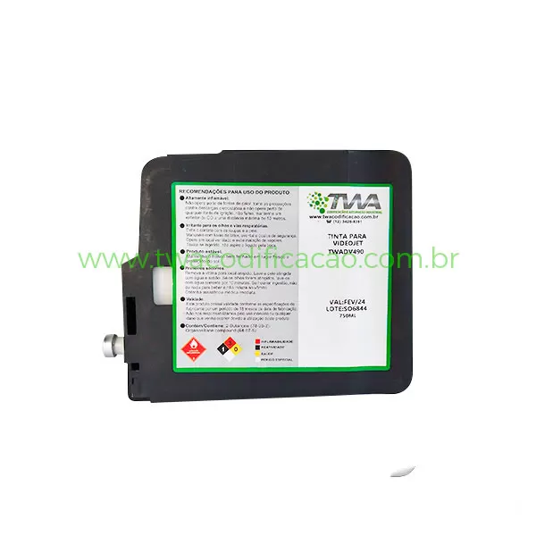 Diluente Compatível com 574 a base de etanol para Datador Videojet